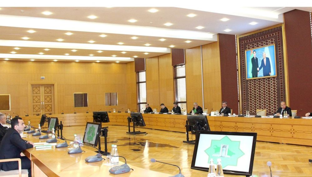 Daşary işler ministrliginde Türkmenistanyň Hazar deňziniň meseleleri boýunça pudagara toparynyň nobatdaky mejlisi geçirildi